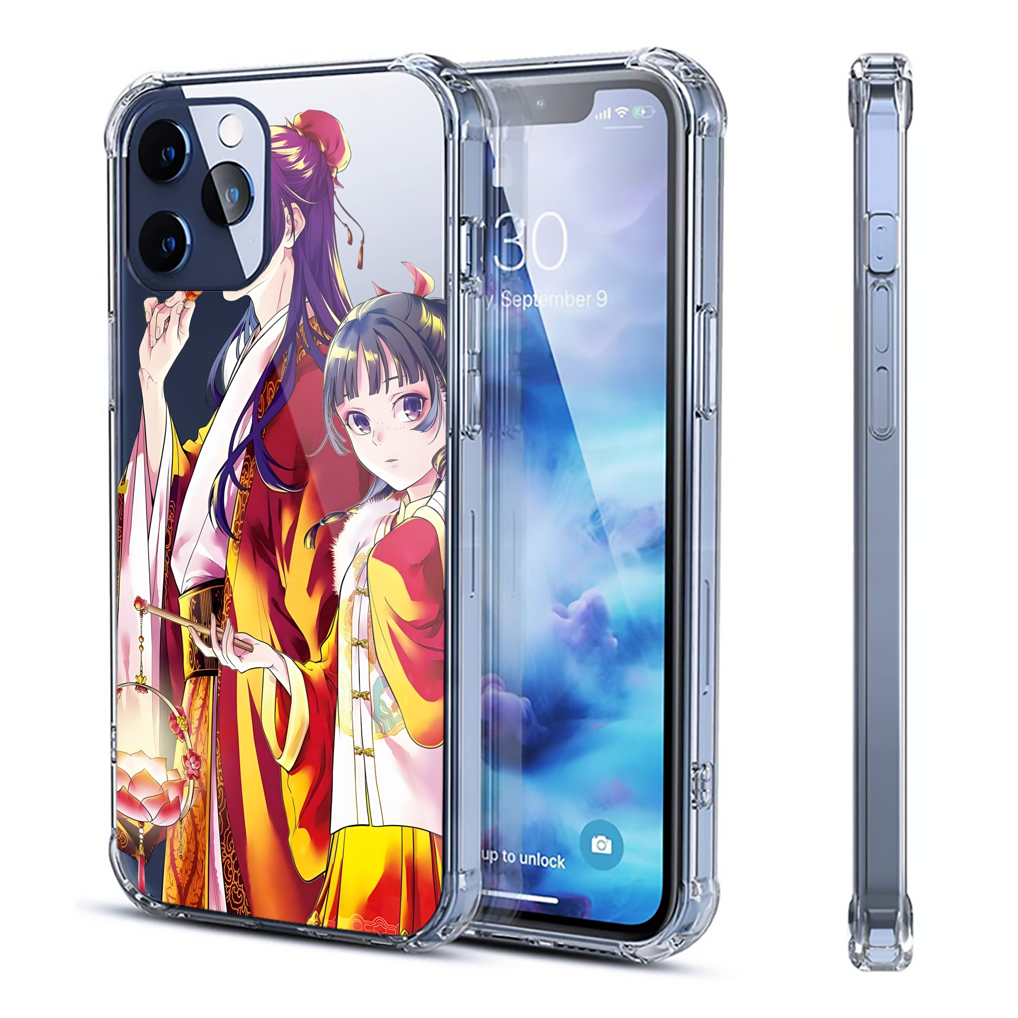 （画像用） 薬屋のひとりごと The Apothecary Diaries 【iPhone 12シリーズ対応】透明スマホケース（クリアソフトケース）